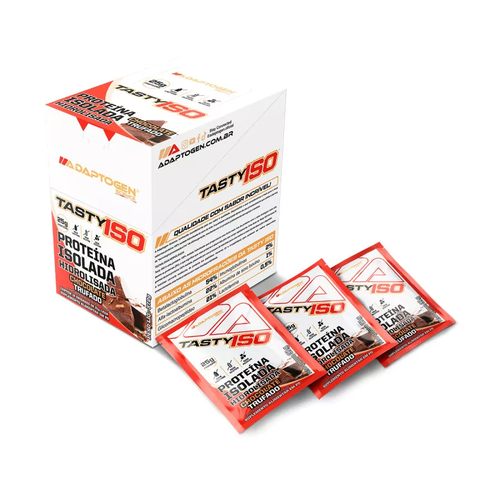 Tasty Iso Chocolate Trufado Pack com 12 Sachês