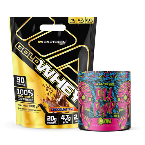 Combo Gold Whey 900g + Dila Pump 318g