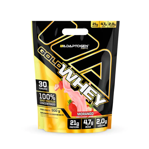 Gold Whey Morango 900g