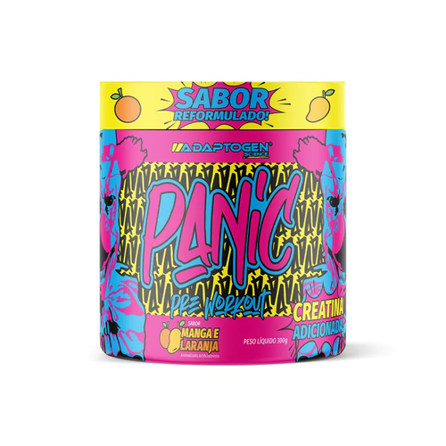 Panic Pré Treino Manga Com Laranja 300G