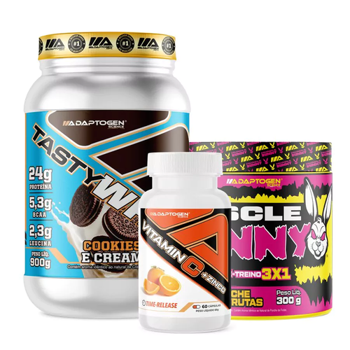 Combo Tasty Whey + Muscle Bunny + Vitamina C