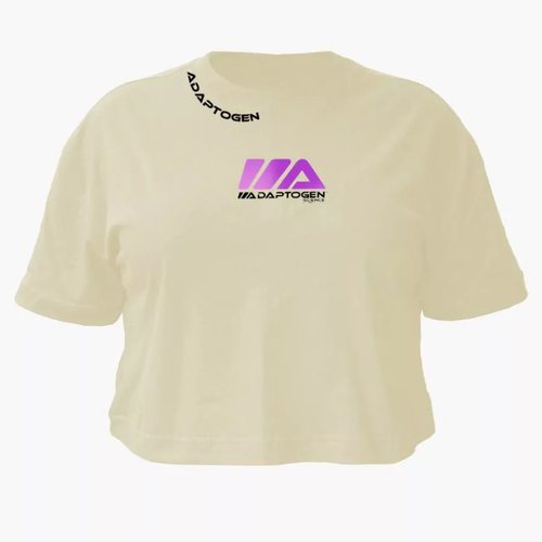 Cropped Oversized Holografico Off White